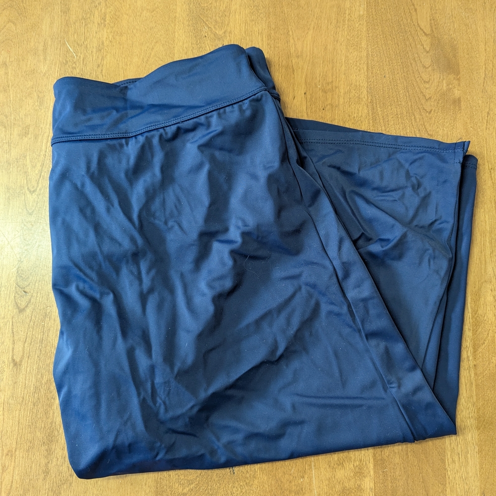 3/$14 NWT Womens Navy Blue Swim Skirt
